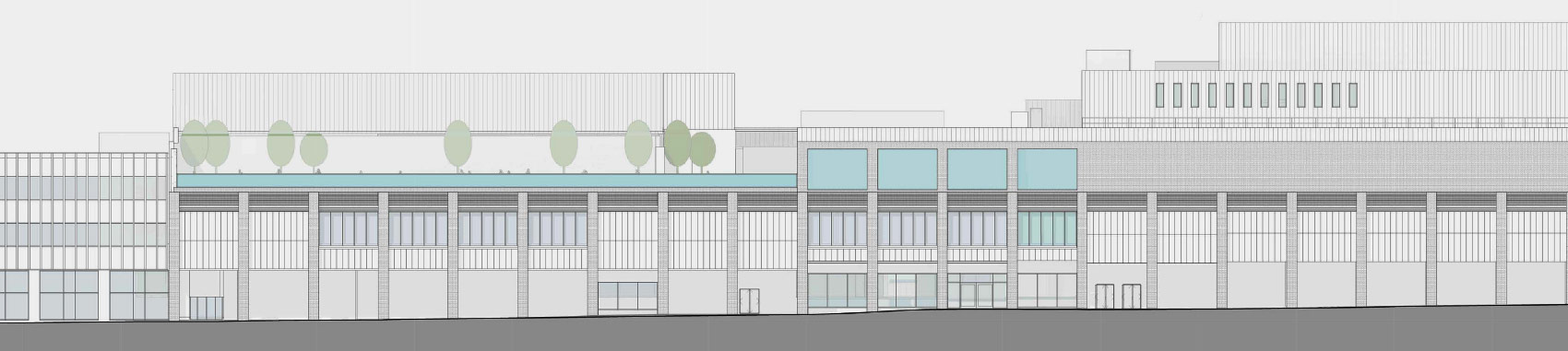 Proposed Blackett Street Elevation